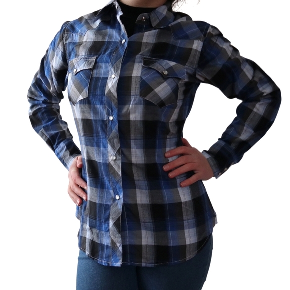 NWT Roper Longsleeve Snap Button Western Shirt - Picture 2 of 16